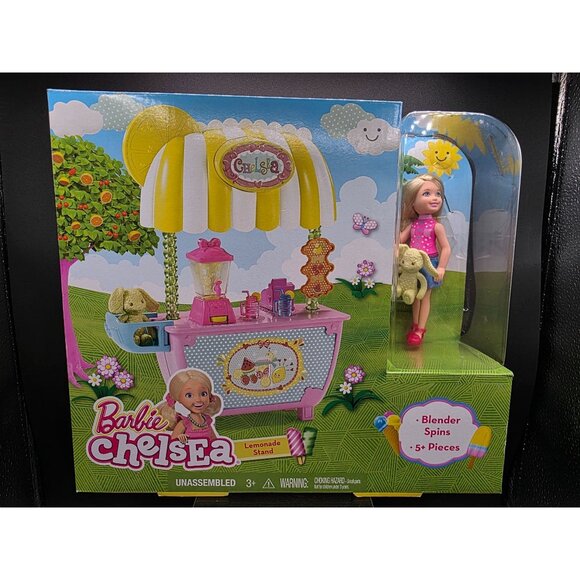 Barbie Chelsea Lemonade Stand Playset With Doll & Accessories - Picture 1 of 5